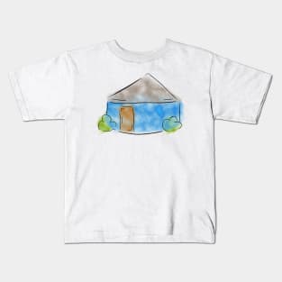 Yurt On A Shirt 2 Kids T-Shirt